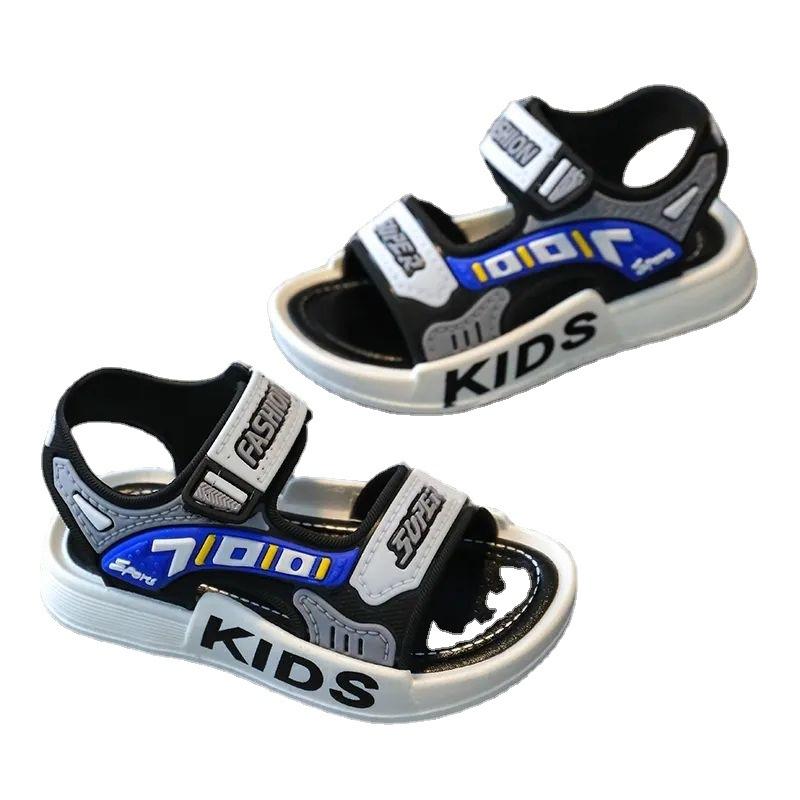 Adorable Cartoon-style Anti-slip Children's Sandals For Boys - Summer Children's Outdoor Beach Sandals