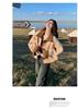 Women's Fashionable Petite Shearling Coat: Thickened, Reversible with Fur and Suede-Like Fabric, Short Anti-Suede Plush Top