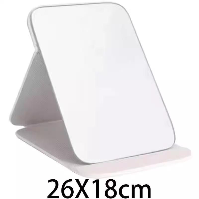 Portable Folding Makeup Mirror for Dorms: Compact for Women & Men, Desktop & Travel-Friendly