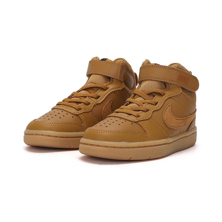 (PS) Nike Court Borough Mid 2 'Wheat' Kids' CD7783-701