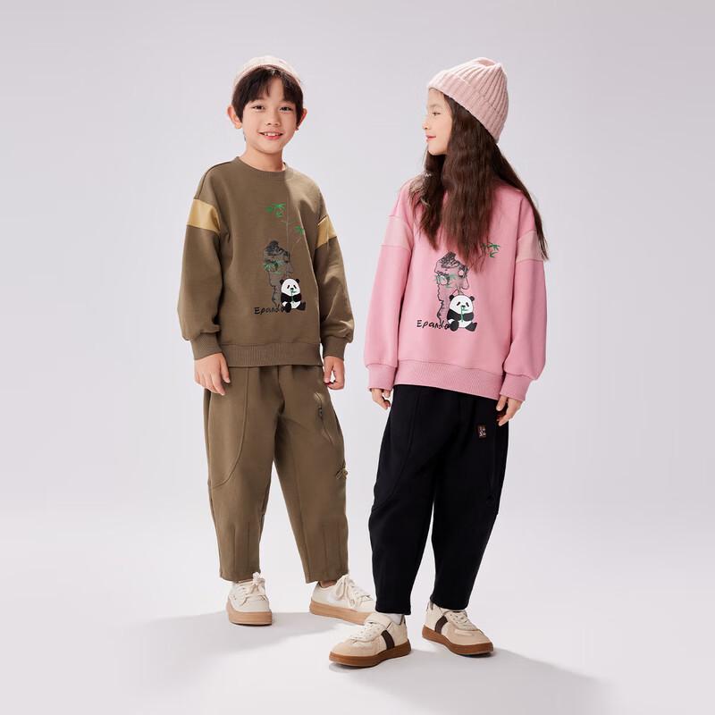 EBAER Kids  2024 Autumn Panda Pullover Sweatshirt 120