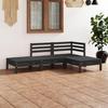 VidaXL Solid Pine Wood Garden Lounge Set 4 Pcs Patio Furniture Terrace Furniture Garden Furniture Furniture Set 3082621