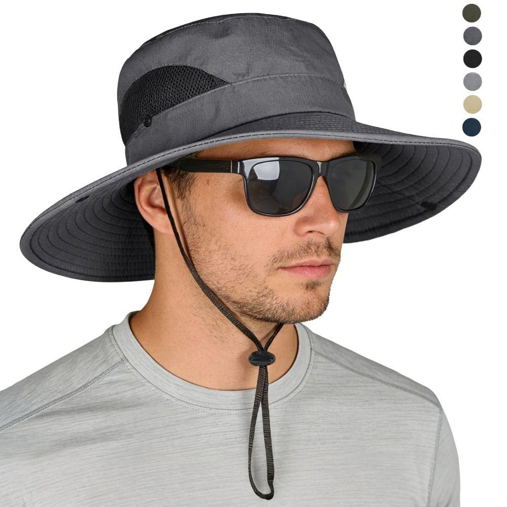 Anti-UV Fisherman's Hat Breathable Mountaineering Cap Casual Warehouse Hat Outdoor