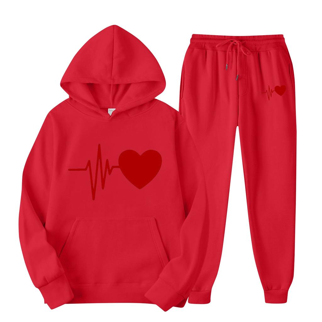 Women's Fashion Casual Sweater Pants Suit