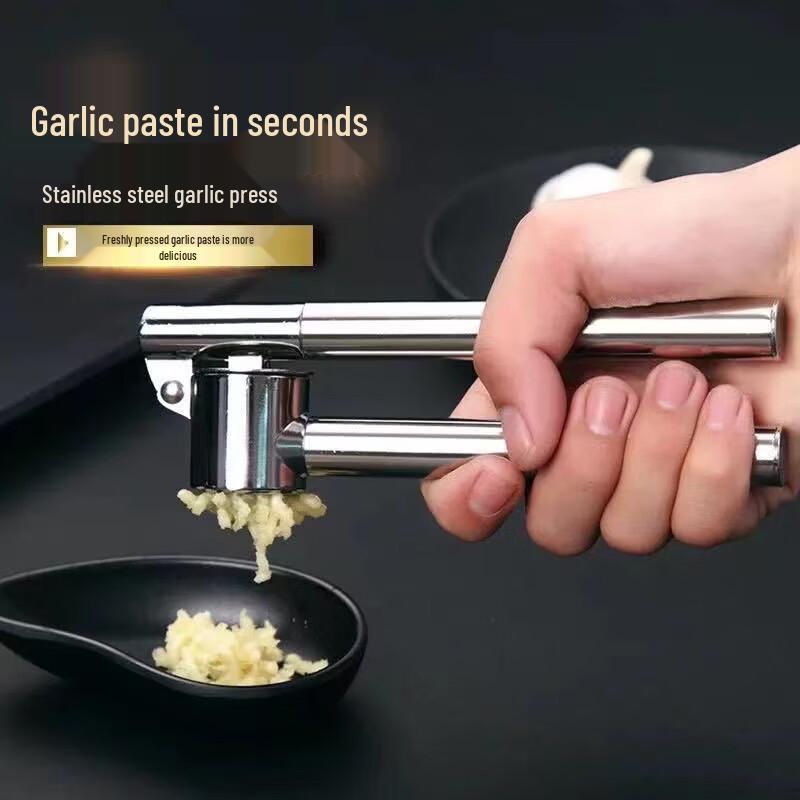 Stainless Steel Manual Garlic Press