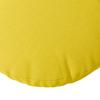 Seat Cushion 2 pcs Light Yellow Ø30 x 13 cm Fabric
