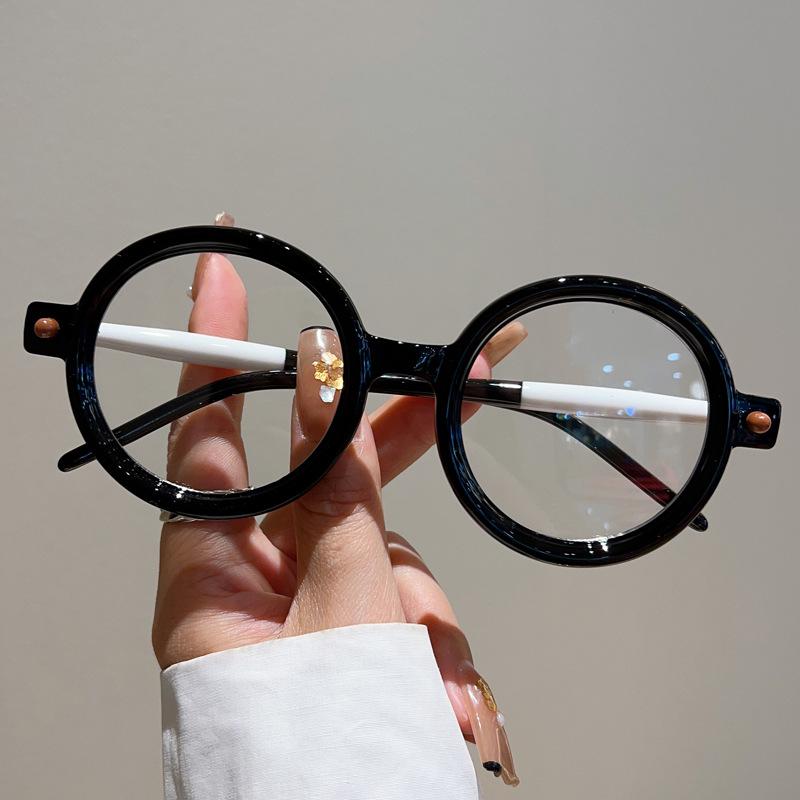Fashion Vintage Round Sunglasses Women For Men Trendy Sun Glasses Punk Luxury Brand Designer Shades Big Frame Eyeglasses Uv400
