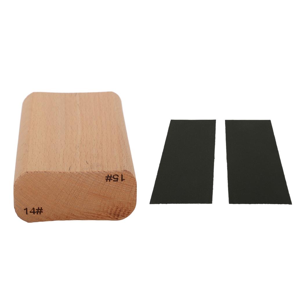Wood Radius Sanding Block Luthier Tool for Guitar Fretboard Fingerboard Fret Leveling
