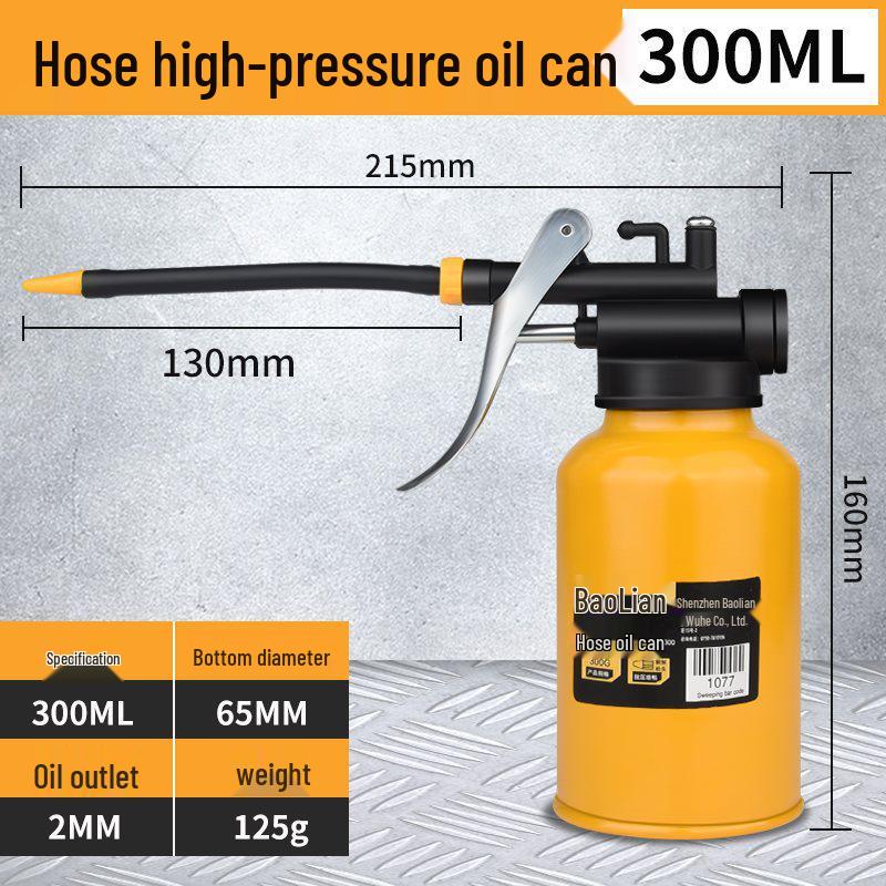 High-Pressure Long Spout Oil Gun Sprayer for Household Lubrication