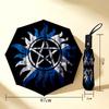 Supernatural Symbol 8 Ribs 3Fold Black Glue Uv Protection Umbrella Sun Protection Rainproof Compact Folding Umbrella For Travel Daily Use C92351
