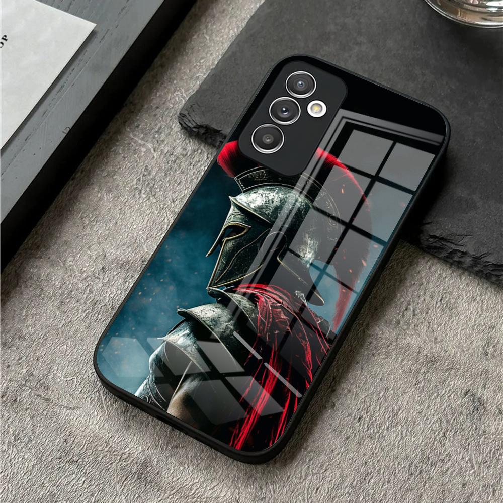 

Phone Case For S25 Ultra Samsung S26 S23 S24 Plus S22 S20 S21 Fe A54 A34 A53 A16 Glass Cover Flim 300 S-Spartans Samsung s22plus