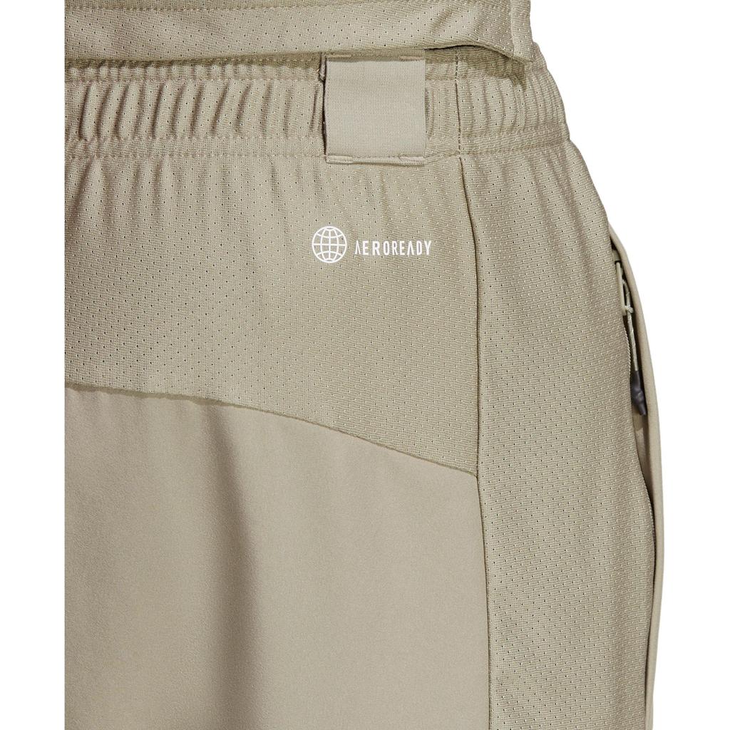 adidas Hiit Base Training Shorts With Plain Logo and Elastic Waist Men Bottoms Pebble-Silver-Gray IB7911