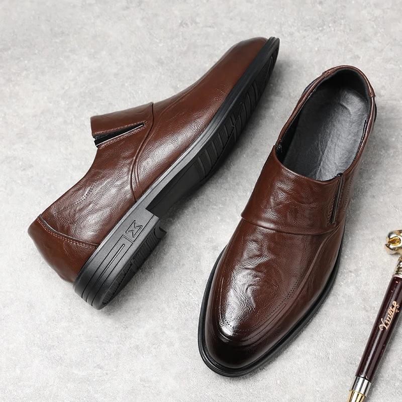 Autumn New Men's Trend Leather Shoes Men's Business Dress Casual Leather Shoes Classic Shoes Men's Fashion