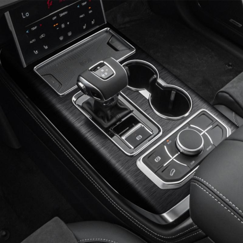 Samolepka do interiéru vozu pro HONGQI HS7 2020-2025 zvedací okenní panel, nálepka na převodovku, fólie na palubní desku, vnitřní autopříslušenství