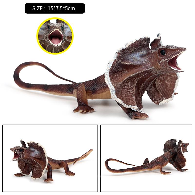 Oenux Simulation Reptile Lizard Chameleon Geckos Insect Animals Model Action Figure Collection Toys Kids Gift Home Decorations