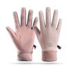 German velvet autumn and winter warm gloves women's outdoor windproof cycling sports non-slip touch screen cold-proof couple gloves men's velvet