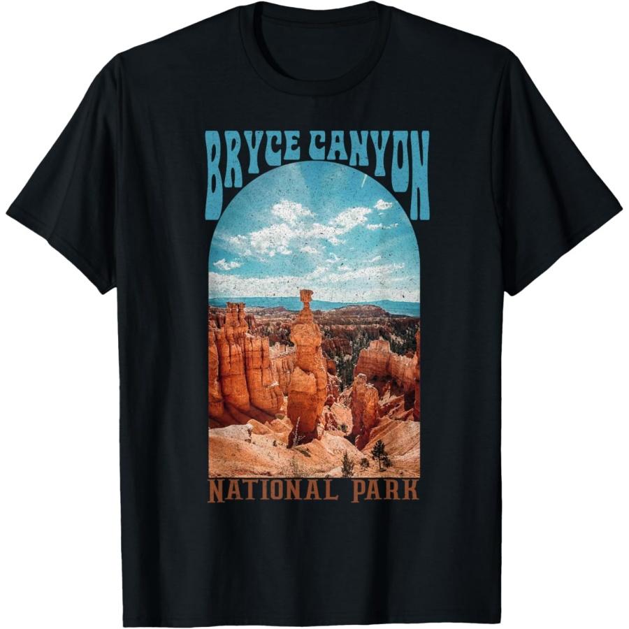 Bryce Canyon National Park Trail Explore Utah Camping Hiking T-Shirt XXXXXL чёрный