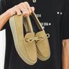 Fashion Men Casual Shoes Luxury Mens Loafers Handmade Suede Genuine Leather Men's Shoes Moccasins Slip On Flats Male Luxe Driving Shoes