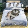 3D Animal Printed Duvet Cover Set Bedclothes Owl Pattern Bedding Set Quilt Cover With Pillowcases Queen King Size Bedroom Decor