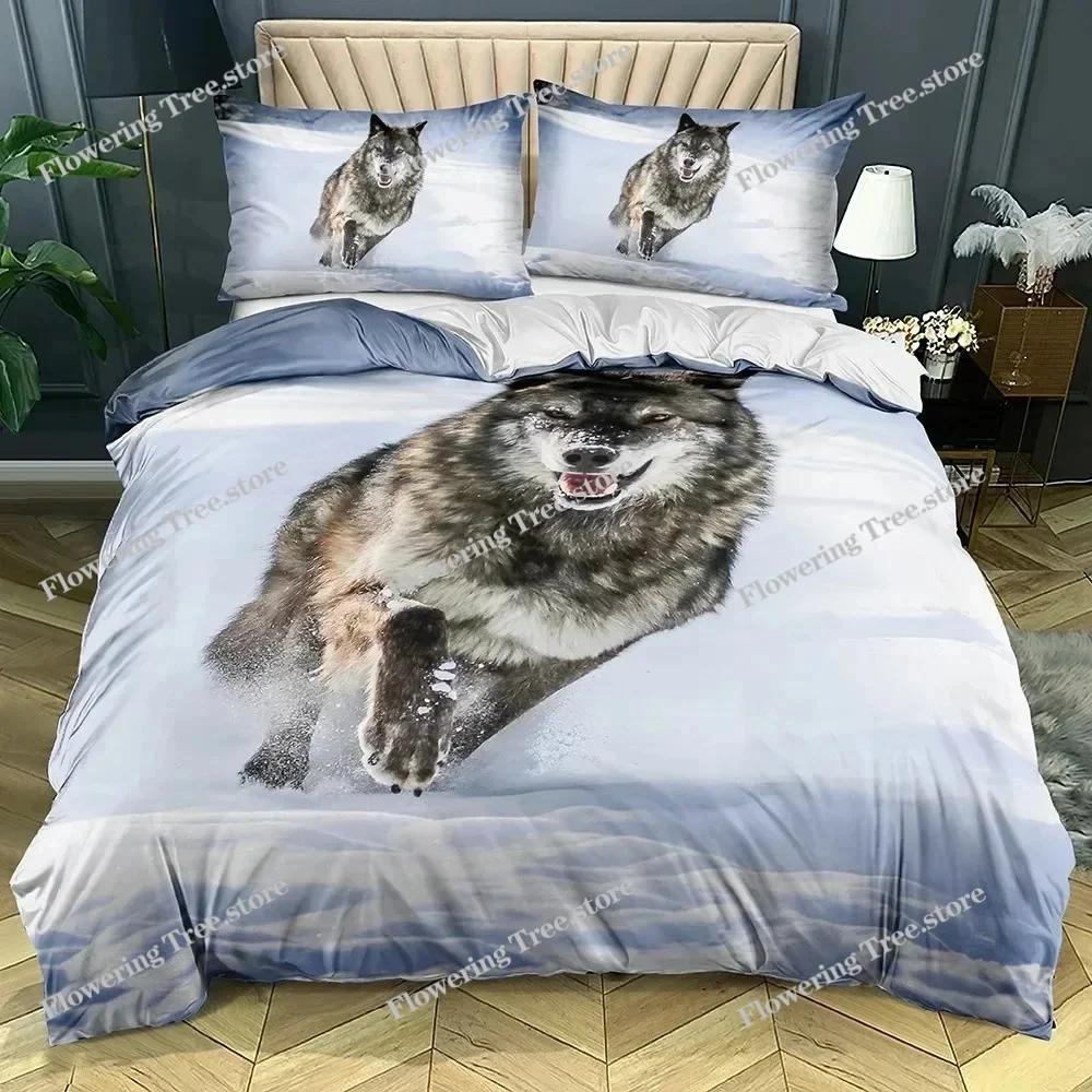 3D Animal Printed Duvet Cover Set Bedclothes Owl Pattern Bedding Set Quilt Cover With Pillowcases Queen King Size Bedroom Decor