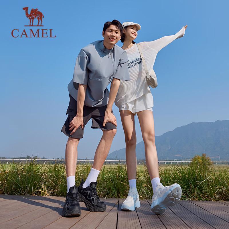Camel Platform Breathable Casual Sneakers