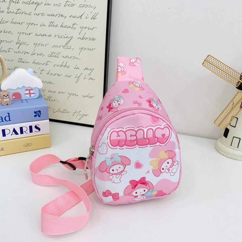 Cinnamoroll Kids Chest Bag With Cartoon Print For Daily Use And Toddler Fashion