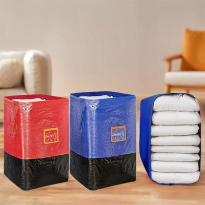 Plastic Logistics Transfer Bag Large Capacity Wear-Resistant House-moving Quilt Storage Bag Moisture-proof Waterproof