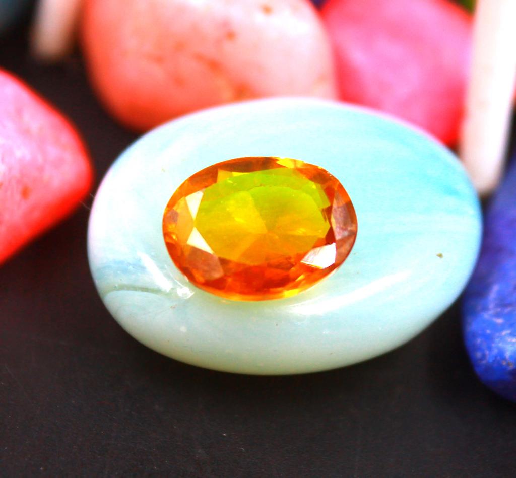 5.30 Carat Mind-blowing New Year Offer Oval Shape Orange Sapphire Certified Sri Lanka Gemstone SN102