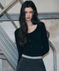 Ledeoli Slim Fit Button Layered Long Sleeve [Black]