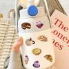 50Pcs/Set 3D Delicious Food . Afternoon Tea Dessert Stickers DIY Fashion Waterproof Doodle Decals Stickers (2 Styles)
