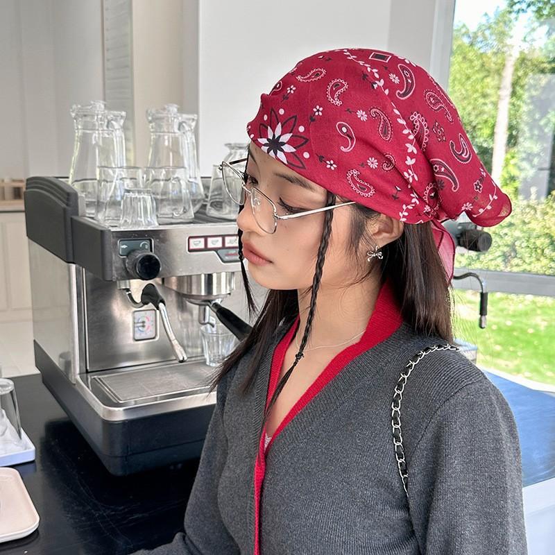 

Silk scarf square scarf high-end sense retro polka dot atmosphere scarf thin neck protection scarf ribbon silk scarf