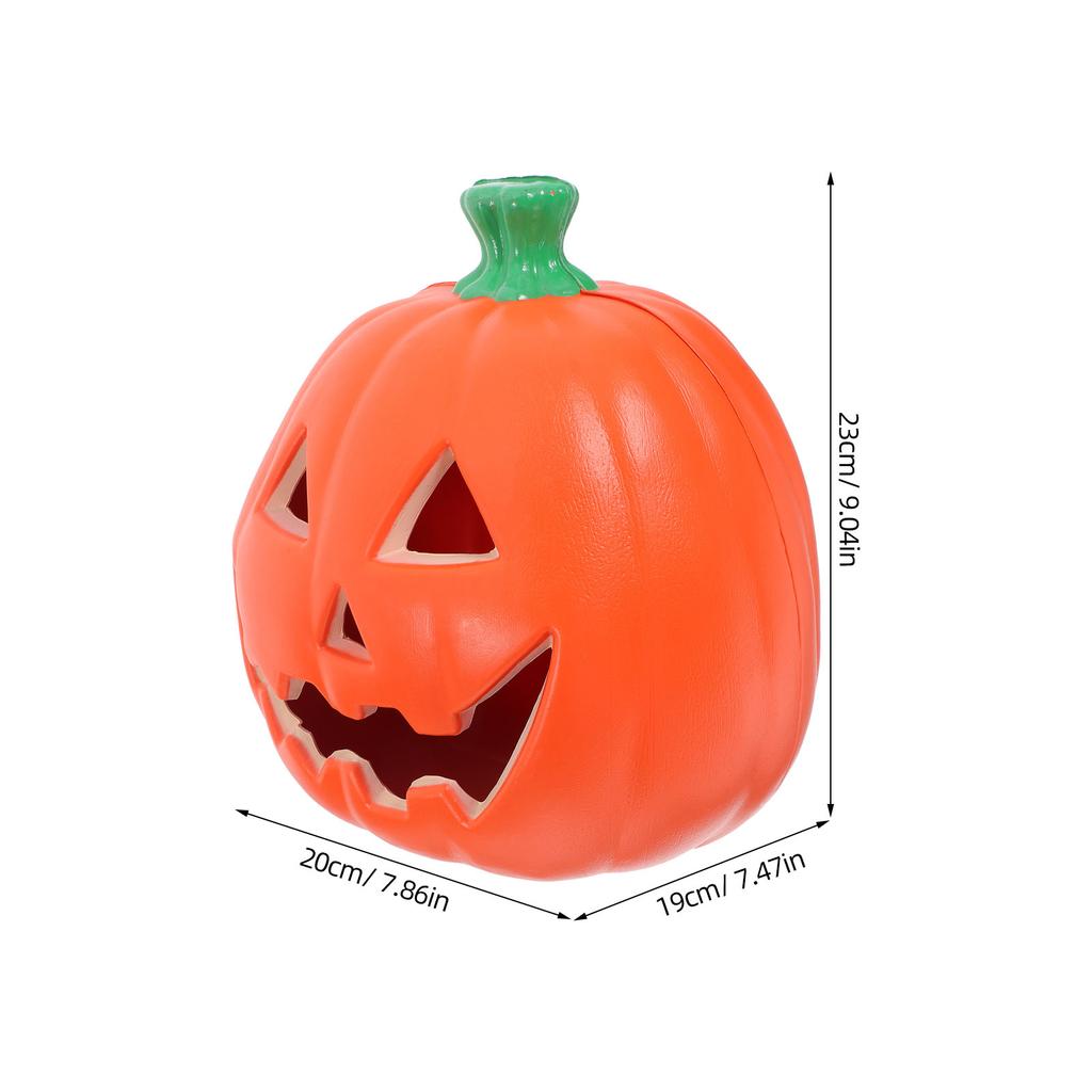 Halloween Lantern: Classic Plastic Led Pumpkin Decoration For Indoor Outdoor Party Home Decor, Powered Halloween