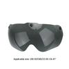 Detachable Magnetic Bike Helmet Goggles Removable Sun Visors Shield Cycling Helmet Lens Sunglasses Bike Helmet Accessory
