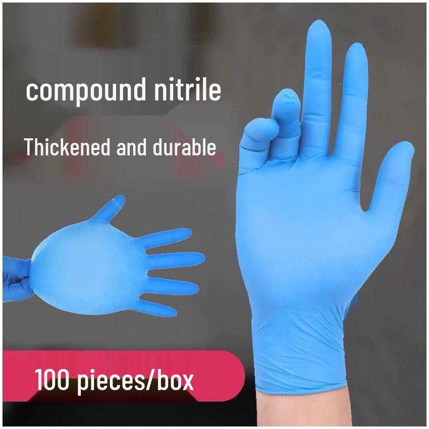 Durable Food Grade Disposable Synthetic Nitrile Gloves for Kitchen and Catering Use