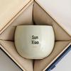 High-grade Ru Ware Personalized Ceramic Tea Cup with Hundred Family Surnames