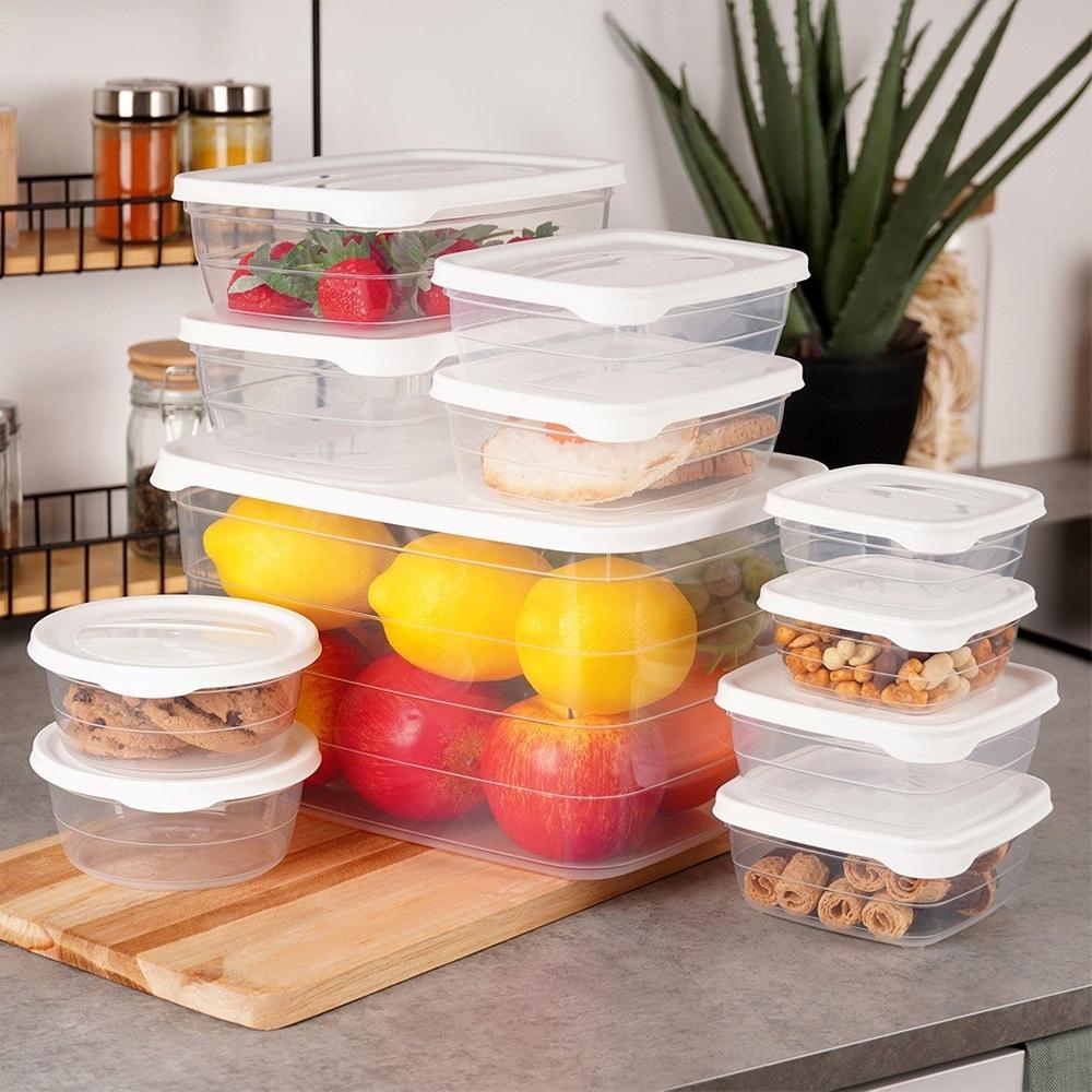 11x Kitchen Food Storage Containers Kitchen Container Set