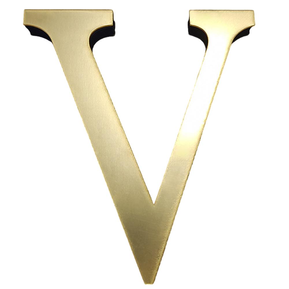 Stikere de Perete Acrilice 3D cu Litere Engleze de 20cm, Litere Decorative, Decorațiuni de Perete, Ornamente de Perete cu Alfabetul Auriu pentru Artă Murală