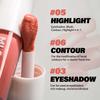Colorete Líquido Iluminador Colorete para Rostro Altamente Pigmentado Maquillaje para Rostro 6 Colores Sombra de Ojos Colorete en Crema