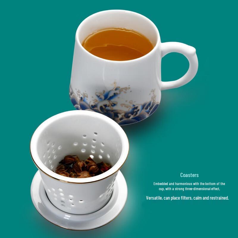 Ceramic Tea Infuser Mug