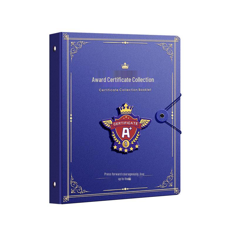 Student Certificate and Document Book - Thick A4/A3/A5 Storage for Test Papers and Honors