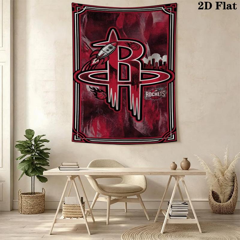 Rockets Basketball Team Logo Print Bedding 1 Duvet Cover 2 Pillowcase Without Core Duvet Cover And Pillowcase Christmas Birthday Gift