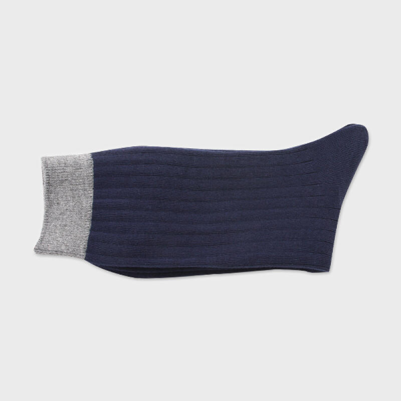 New Men s Solid Dress Socks (Navy)
