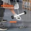 SucceBuy Rolling Magnetic Sweeper with Wheels Push-Type Magnetic Pick Up Sweeper Large Magnet Pickup Lawn Sweeper Easy Cleanup