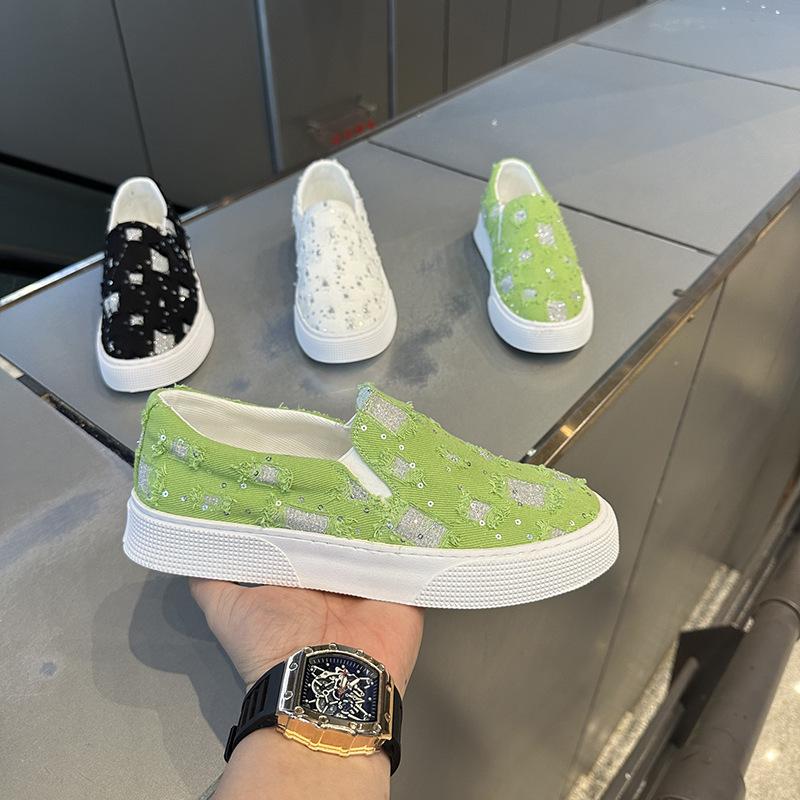 Summer breathable casual shoes new thin canvas shoes lazy