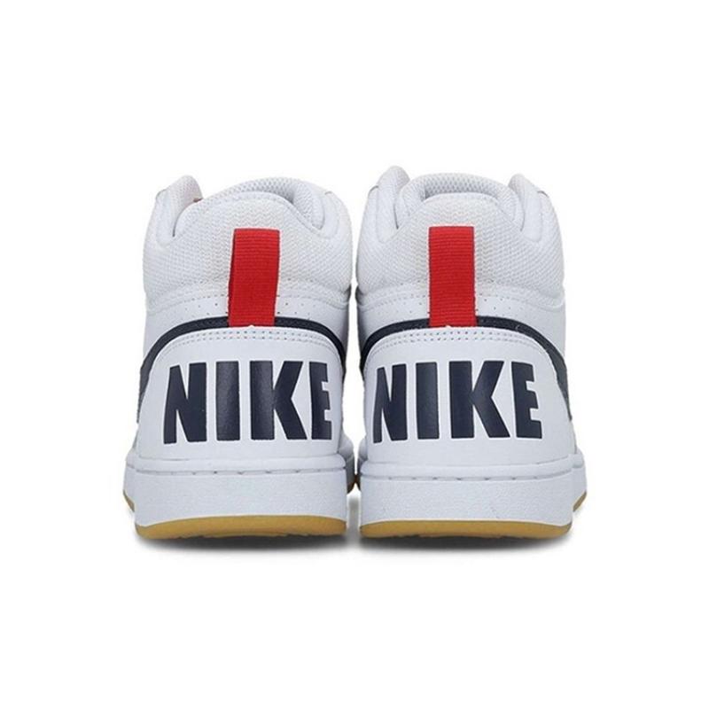 Nike Court Borough Mid White Obsidian GS Sneakers 839977-107