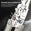 Multifunctional Wire Crimper Pliers Cable Cutter Adjustable Automatic Electrical Wire Stripper Stripping Terminal Hand Tool