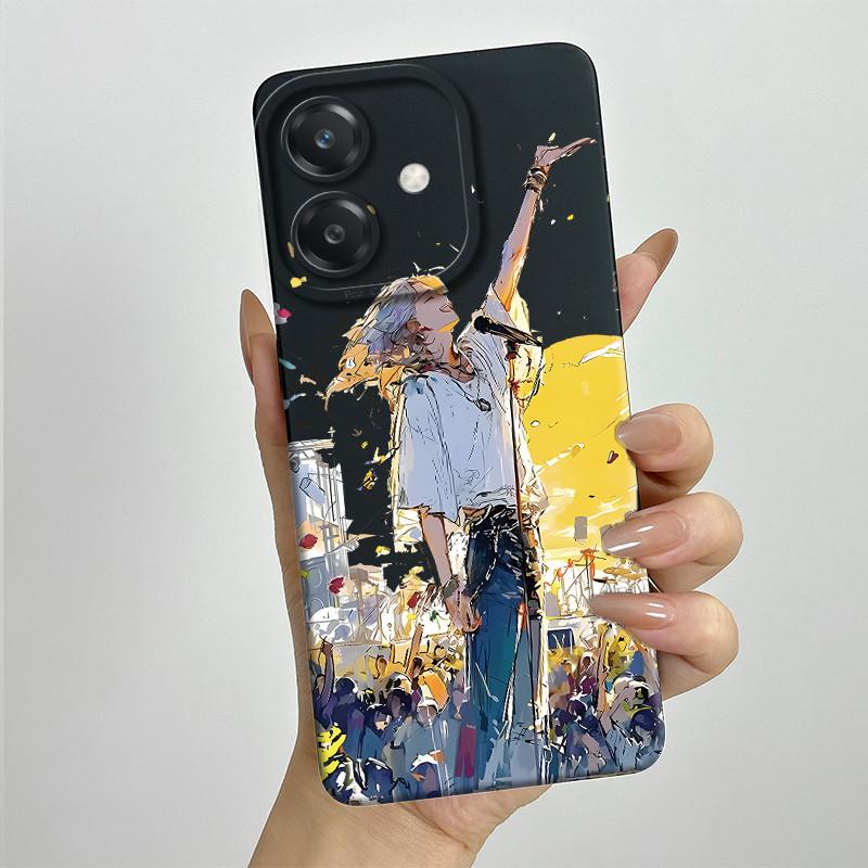 For OPPO A3 4G Phone Case A40 A40m CPH2669 CPH3669 Soft Silicone Sweet Painted Funda Coque Cartoon Printed Protective Back Cover
