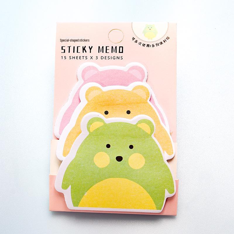 

Shengshu Animal Cartoon Sticky Notes Set - 3 Pads, 45 Pages Each See Details