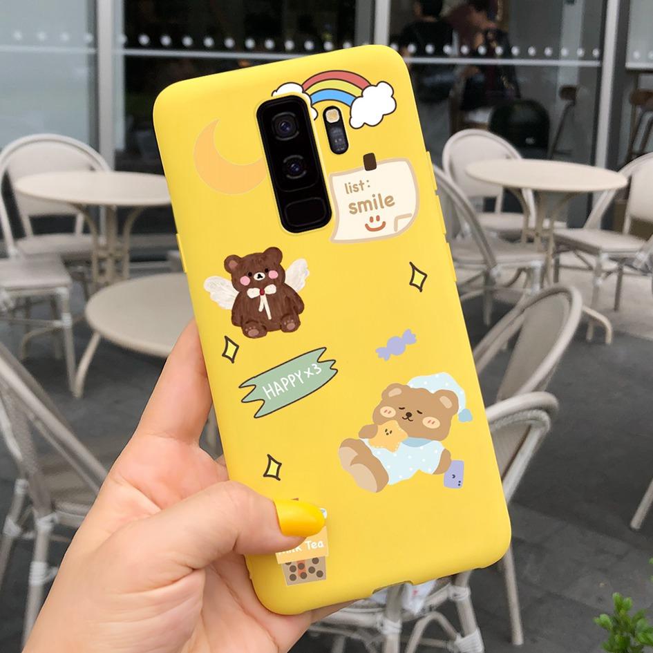 For Samsung Galaxy S9 Case G960F/DS Phone Cover Luxury Cartoon Soft Slim Funda For Samsung S9 Plus G965F S9+ Coque S9Plus Bumper