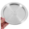 OKUMEYR 14cm Universal Lid for Cooking Pots and Pans, Stainless Steel Frying Pan Cover, Replacement Stockpot Lid for Milk, Boiling Prevention, Spill P